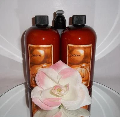 Wen Cleansing Conditioner Shampoo 2 x 16oz = 32oz FALL GINGER PUMPKIN Chaz Dean - Image 1 of 2