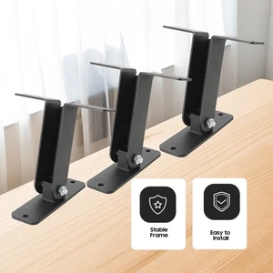 3x Dacherhöhung Halterung für Pergola Stütze 0-90° Winkel verstellbar Stahlwinkel - Bild 1 von 12