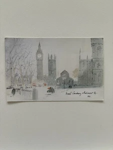 House of Commons Christmas Card – Sir Hugh Cassio Illustration of St Margaret’s - Picture 1 of 3