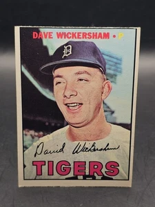 1967 O-Pee-Chee #112 Dave Wickersham Tigers Set-Break EX *GLEECARDS* - Picture 1 of 2
