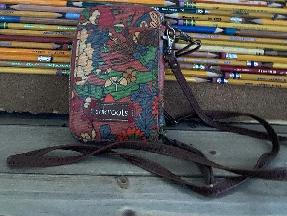 Cartera Bandolera Sakroots Floral Smartphone  Foto 1 de 4