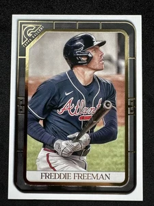 ⭐🦄 2021 Topps Gallery #29 Freddie Freeman - Jugador Más Valioso de los Atlanta Braves Primera Base 🆓📦 - Imagen 1 de 2