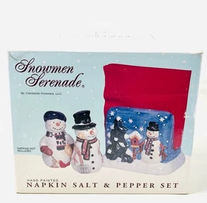 Set tovaglioli serenata pupazzi di neve sale e pepe - Foto 1 di 5