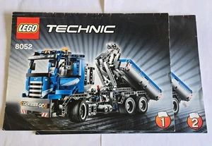 LEGO 8052 Technic Contenedor Camión Manuales de Instrucciones SOLO 2 Libros 2010 - Imagen 1 de 5