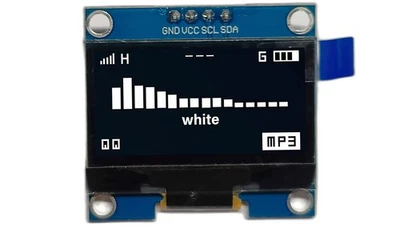 1,3" OLED Display | 128 x 64 | SH1106 | I2C/IIC | weiß - Bild 1 von 4