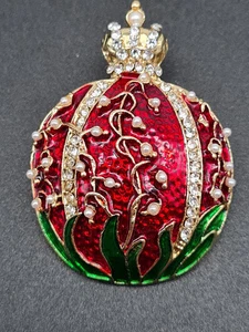 Brosche &quot;Köningsapfel&quot; königin prinzessin märchen royal - Bild 1 von 2