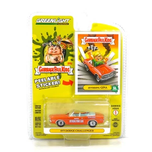 Greenlight Garbage Pail Kids 1971 Dodge Challenger Joyriding Gina 1:64 Diecast - Picture 1 of 1