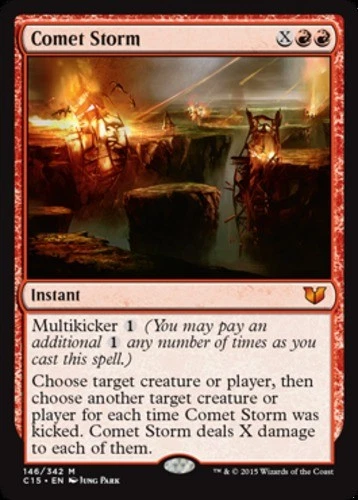 4x MTG Comet Storm, Light Play, English Commander 2015 - Image 1 of 1