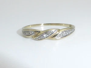 333 Gold Ring 8K Gelbgold Goldring Diamant Verlobungsring RG 59 - 18,8 mm 9770 - Bild 1 von 9