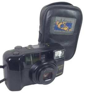 Cámara compacta fotográfica Pentax Espio 110 35 mm probada para apuntar y disparar batería nueva - Imagen 1 de 24