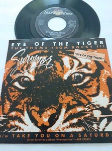 Survivor Eye Of The Tiger Rocky III Picture Sleeve 7" 45 /Take You On A Saturday - Picture 1 of 4