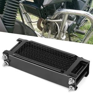 Motorcycle Engine Oil Cooler Motorcycle Oil Cooler Radiator Aluminum Alloy With - Picture 1 of 12