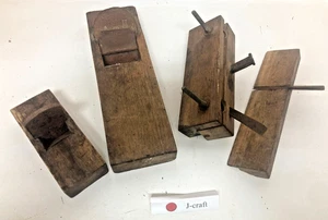 Lot of 4 Several Shape kannna Planes Japanese Hand Tool Wood Craft 1108E - Picture 1 of 13