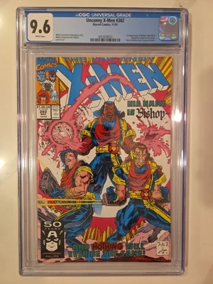Uncanny X-Men 282 CGC 9.6 Marvel Comics 1991 1st Bishop Cameo And Cover - Image 1 of 3