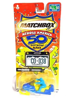 Matchbox Across America Colorado Snowmobile Western Collection CO-038 Gift NEW - Image 1 of 4