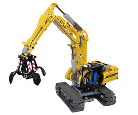LEGO Technic 42006 Very Nice Model Complete with Power Function + Lights