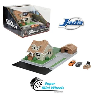 Jada Diorama Dom’s House con caricatore Dodge e Toyota Supra -Nano- Fast & Furious - Foto 1 di 2