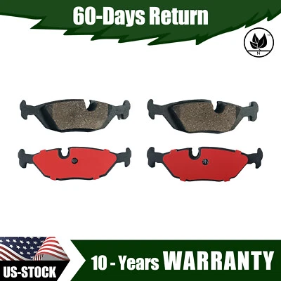 Rear Ceramic Brake Pad Fit For BMW 528e 533i 535i 635CSi L6 L7 M5/6, Promotion Foto 1 de 4