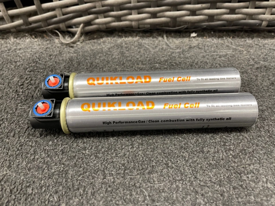 2 QUIKLOAD FUEL CELL FOR PASLODE IM350 GAS NAILERS/VAT RECEIPT GIVEN