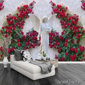 Vlies Fototapete Wandtapete Wandbilder Rosa Engel Garden 2052 - Bild 1 von 4