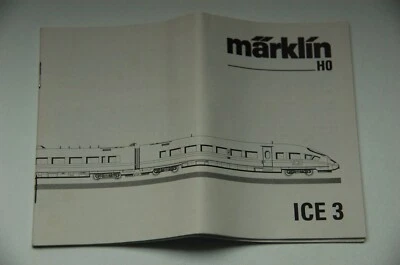 Märklin H0  Original Beschreibung für den ICE 3  0999 lo  TOP - Bild 1 von 2