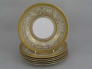 6er SET MINTON PORZELLANKUGEL 6 1/8" BEILAGENTELLER - Bild 1 von 2