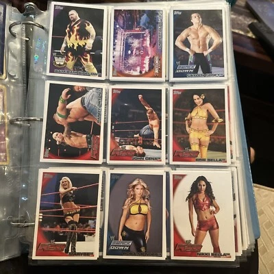 2010 WWE Topps 75 Great Condition Card Lot John Cena Randy Orton Undertaker - Image 1 of 4