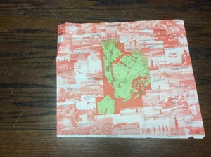 Vintage New York City Karte mit Aktivitäten - Bild 1 von 2