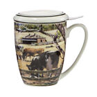 Ashdene Kitchen Tea Coffee Infuser Mug Grazing Paddocks 3 Piece