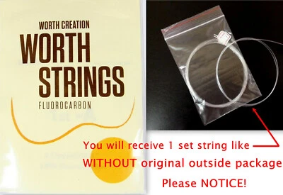 BULK 1 Set Japn Worth String For Tenor Ukulele Clear Color LowG CT-LG - Image 1 of 4