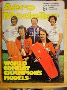 MODEL AIRCRAFT MAGAZINE AEROMODELLER DECEMBER 1978 WORLD COMBAT CHAMPIONS - Picture 1 of 3