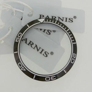 40,2 mm Schwarz Keramik Lünette Einsatz Passend 45 mm Herrenuhr Lünette Ring - Bild 1 von 1