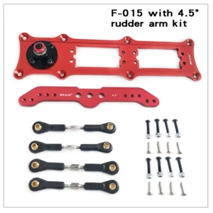 KIT de bandeja de timón doble anodizado milagroso de radiocontrol con doble brazo de 4,5 pulgadas para modelo - Imagen 1 de 5