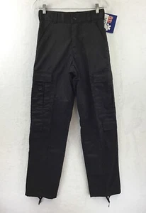 Rothco 7823 / Black EMT & EMS Uniform Tactical Cargo Pocket Pants NWT / Size XS - Picture 1 of 9