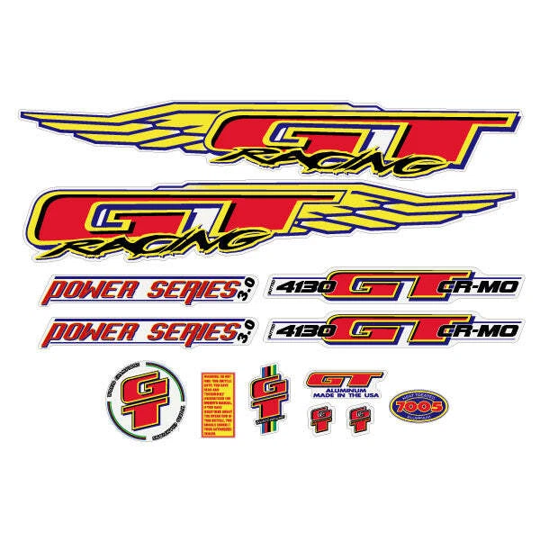 1998  GT BMX - Power Series TEAM 3.0 - decal set - Image 1 of 1