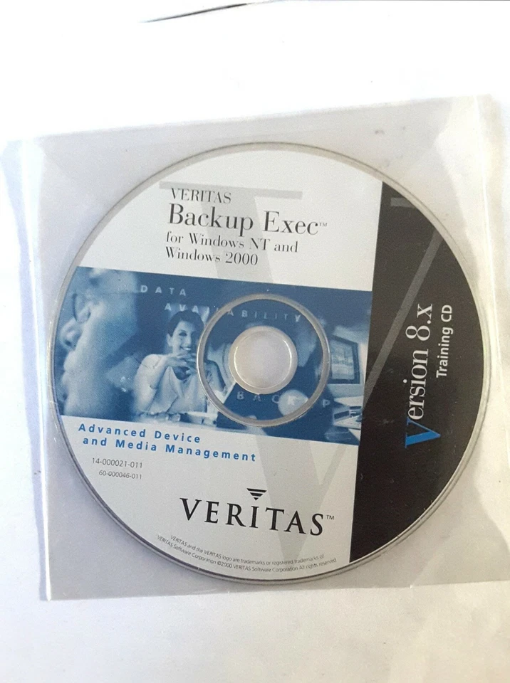 VERITAS Backup Exec for Windows NT and Windows 2000 training CD Ver 8.x - Image 1 of 1