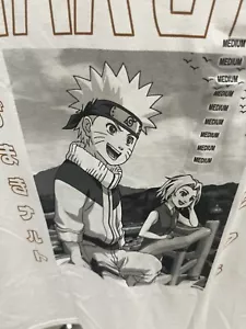 T-SHIRT NARUTO Medium Fruit of Loom Nuovissima - Foto 1 di 5