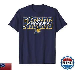 NBA Indiana Pacers Blockletter Script T-Shirt - Picture 1 of 1