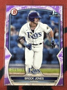 2023 Bowman Purple Pattern Brock Jones