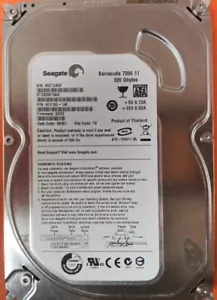 ⭐️⭐️⭐️⭐️⭐️ HDD Hard Drive SATA Desktop 3.5" Seagate ST3320813AS 320GB 9FZ182-140 - Picture 1 of 3