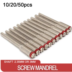 10-50Pcs Screw Mandrel Screw Mandrel For Dremel Rotary Tools 2.35/3mm Shank - Picture 1 of 9