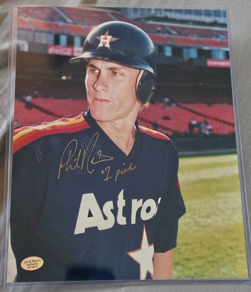 Phil Nevin Signed Inscribed #1 Pick 8x10 COA TPA Guaranteed Houston Astros - Image 1 of 1