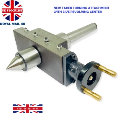 MT4 Shank NEW MODEL Lathe Taper Turning Attachment With Revolving Center UK - Image 1 of 4