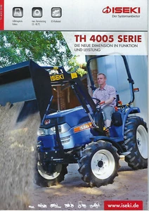 Iseki TH 4005 Serie 2012 Schlepper Prospekt - Bild 1 von 1