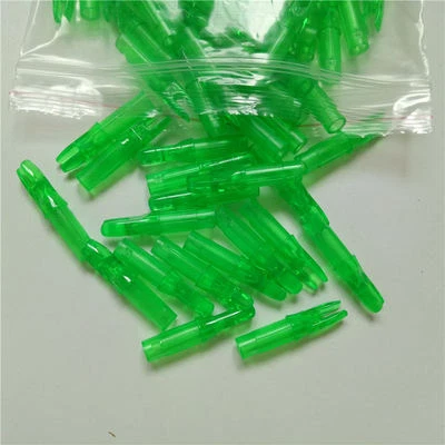 100PCS Plastic Archery Hunting Arrow Nock And Inserts For ID 6.2MM Arrow Shaft - Image 1 of 4