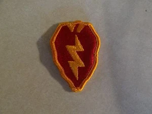 PATCH MILITARY SHOULDER 25TH INFANTRY DIVISION COLORED SEW ON  - Picture 1 of 1