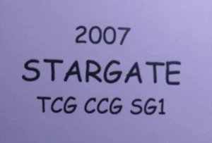 STARGATE TCG SG1 MISSION CARD Disclosure, Top Secret Summit #172 - Picture 1 of 3