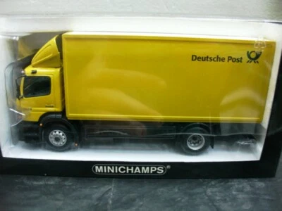 WOW EXTREMADAMENTE RARO Mercedes Atego 1828 Deutsche Post LE 1000 1:43 Minichamps Foto 1 de 3