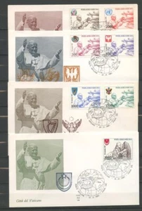 Busta 1980 - VATICANO - POSTA AEREA VIAGGI DEL PAPA - 4 BUSTE FDC ALA - LOTTO/27 - Imagen 1 de 1