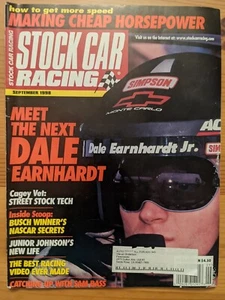 Stock Car Racing Magazine Sept 1998 Meet The Next Dale Earnhardt Making Cheap HP - Imagen 1 de 5